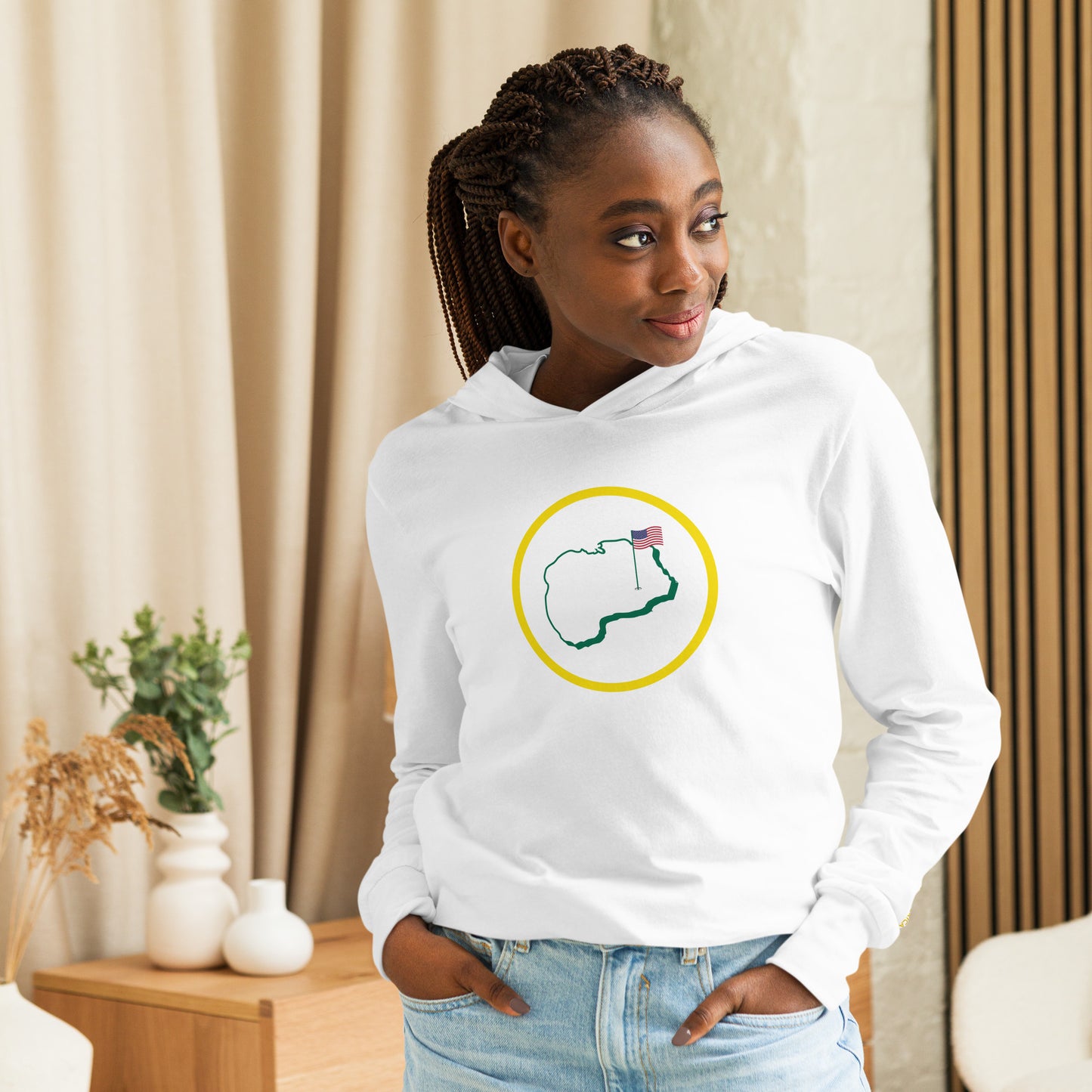 Golf of America Long-Sleeve Hoodie T-Shirt - Majors Collection - Golf of America