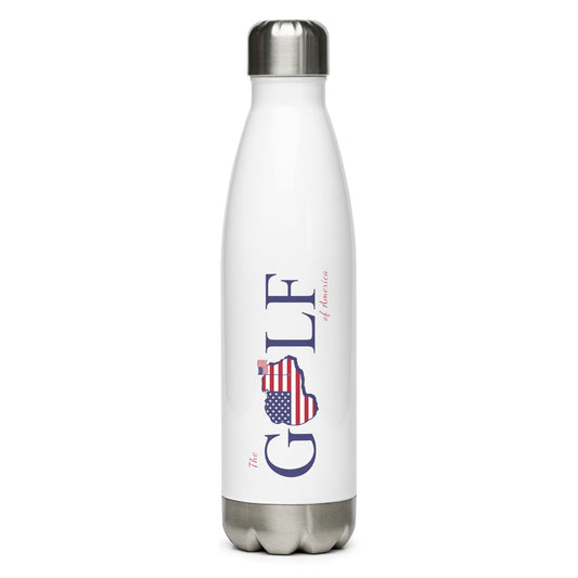 USA 17oz GOA Stainless Steel Water Bottle - Golf of America