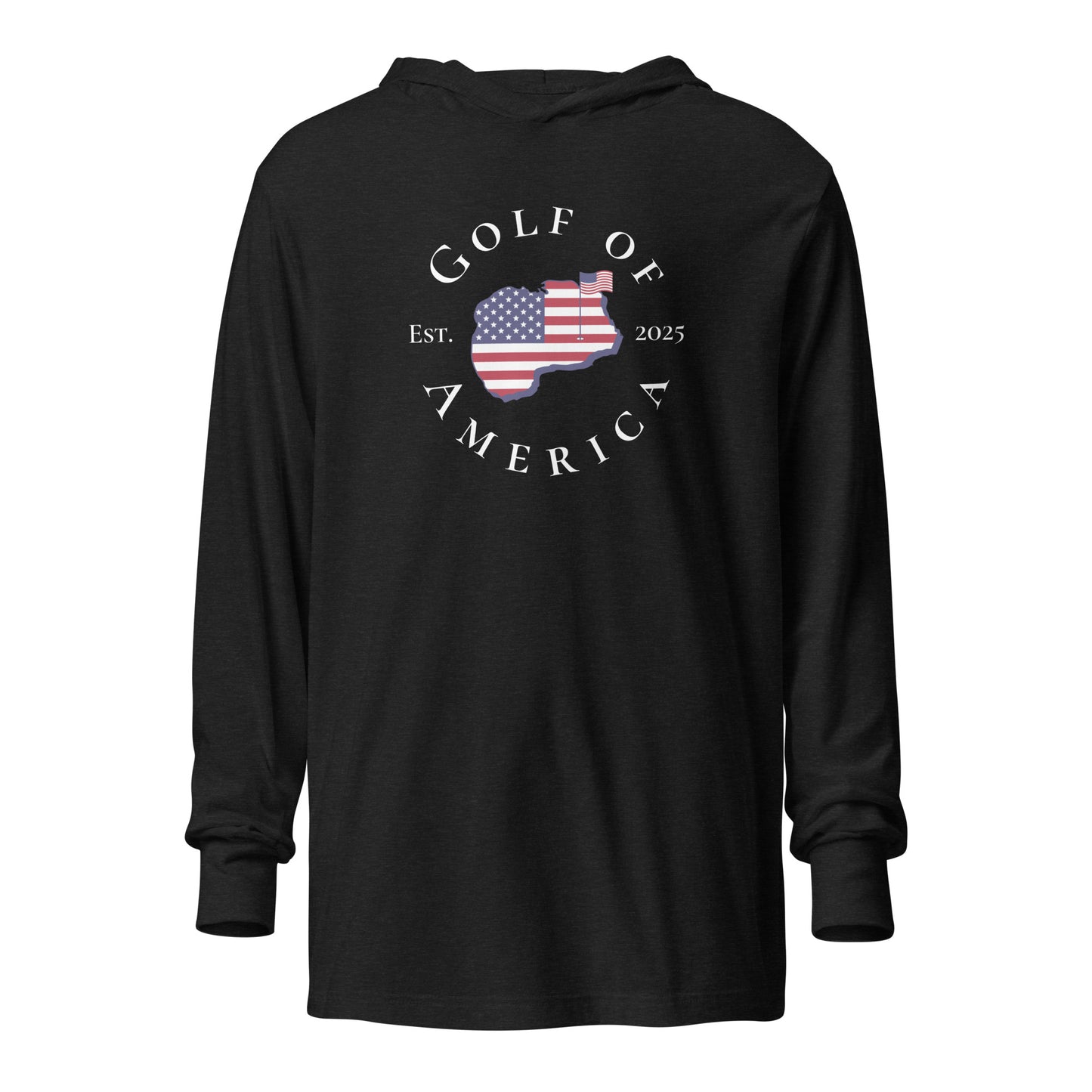 Golf of America USA Long-Sleeve Hoodie T-Shirt