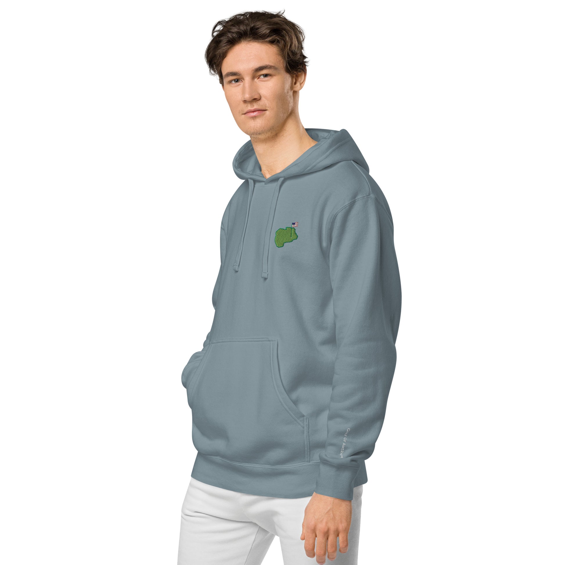 Classic GOA Premium Hoodie - Embroidered Logo - Golf of America