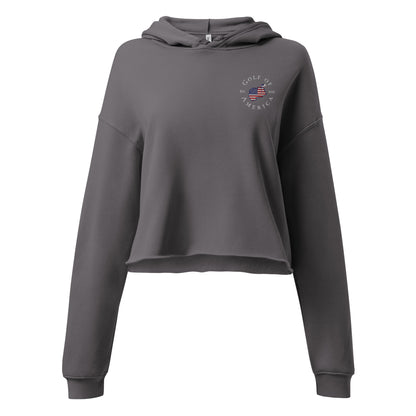 Golf of America USA Crop Hoodie