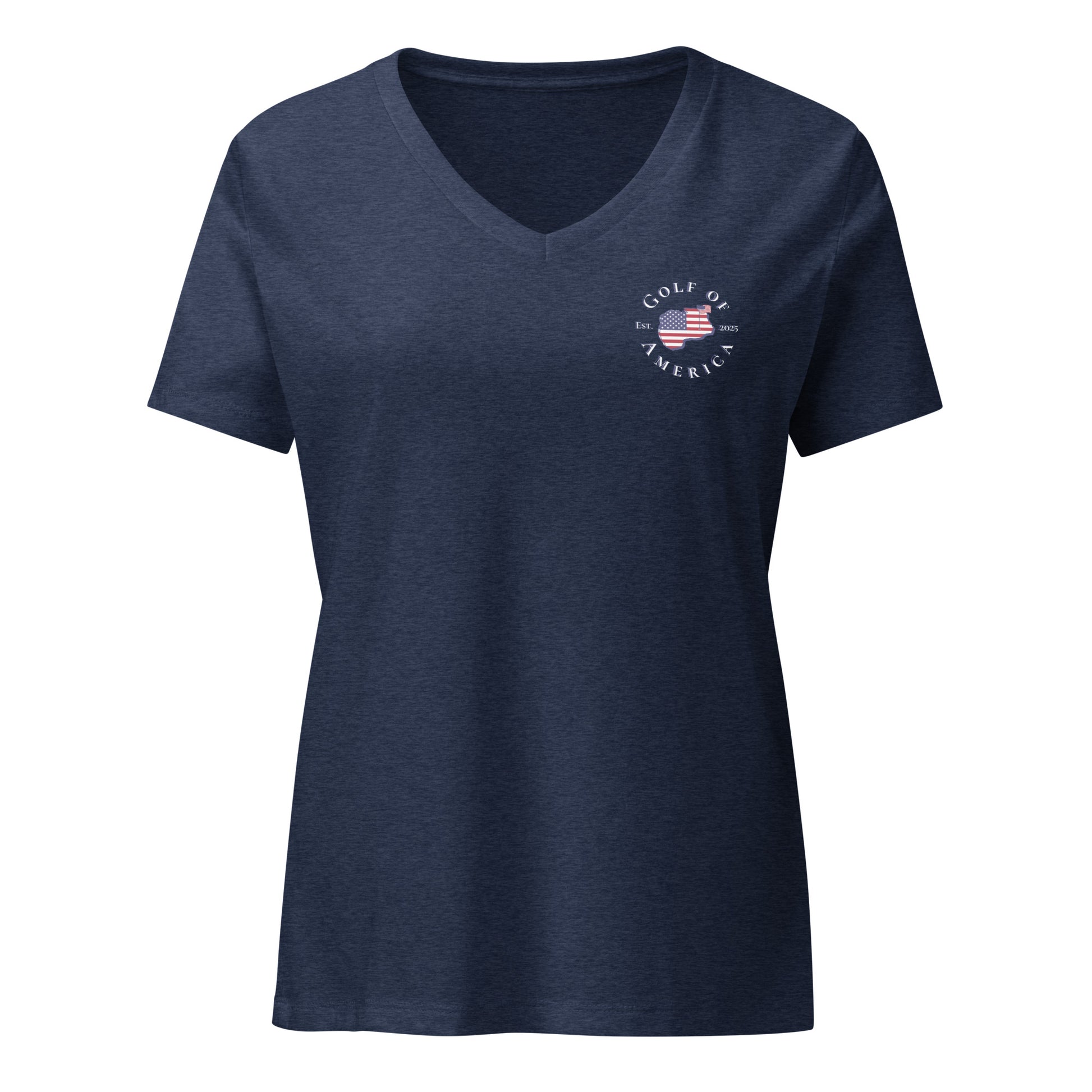 USA GOA Relaxed V-Neck Tee - Golf of America